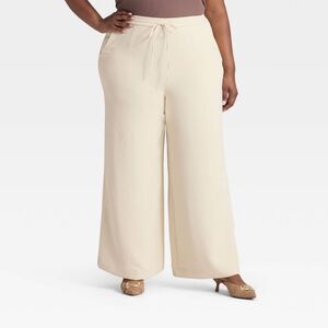 a new day Cream Wide Leg Pants